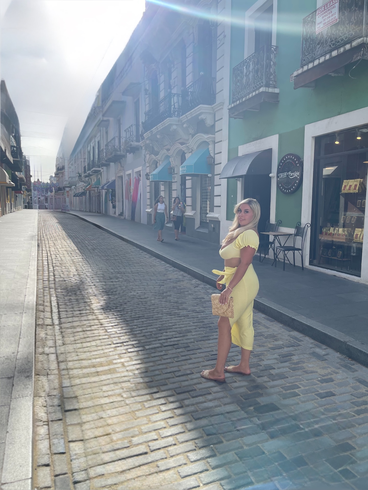Old San Juan sunlit street
